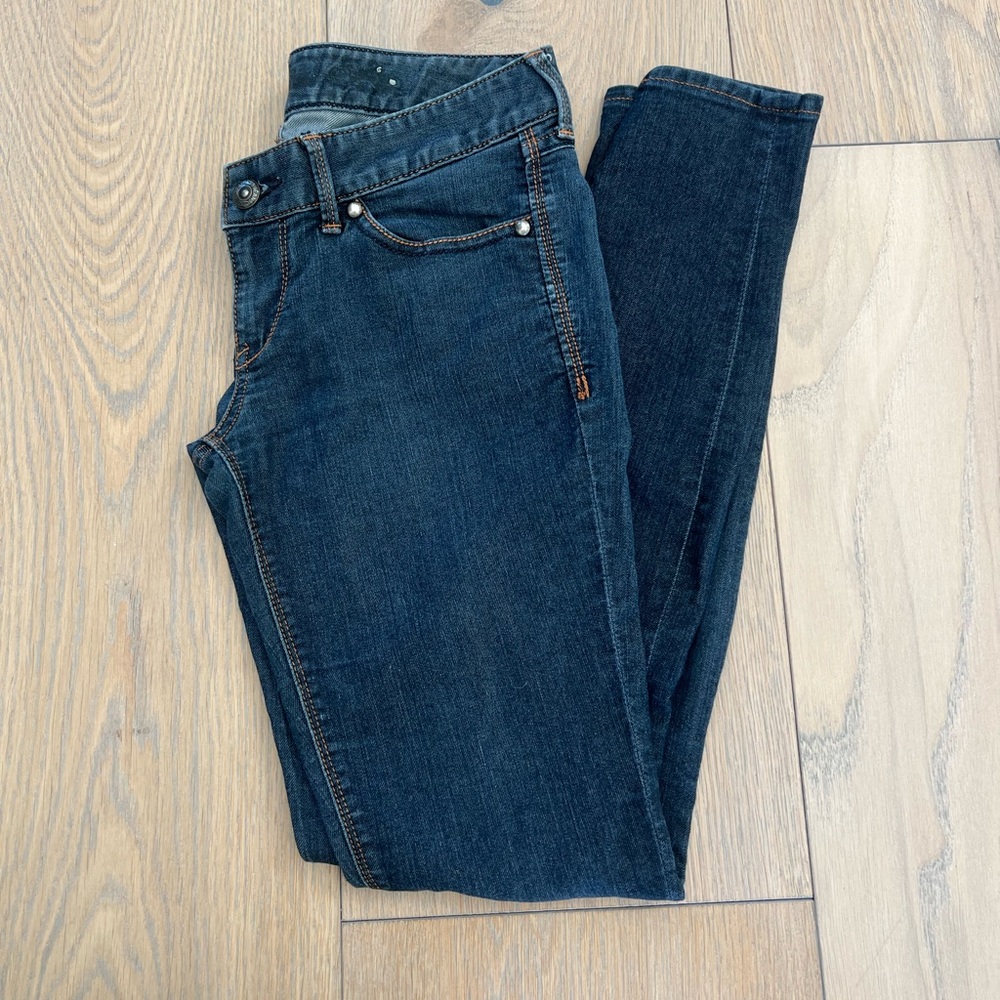 Express Zelda Slim Fit Ultra Lowrise Jeans Size 4r